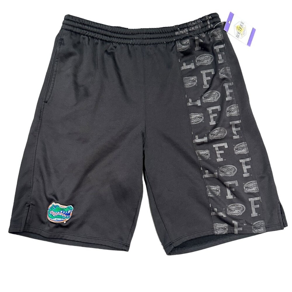 Champs Mens Black University of Florida Athletic Basketball Shorts Gators UF